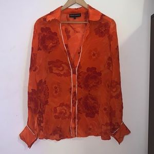 Never Worn - Hemant & Nandita %100 Silk Blouse
